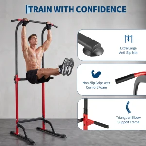 Tower Pull Up Dip Station