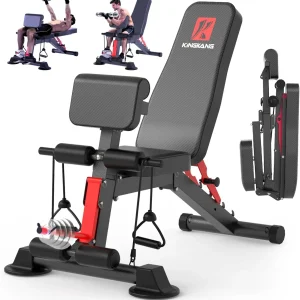 14-in-1 Foldable Dumbbell, Full Body Workout Bench