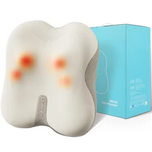 Cordless Shiatsu Back Massager with Heat and Bluetooth APP Control
