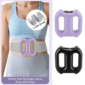 Portable Vibration Dual-Ring Massager with Belt